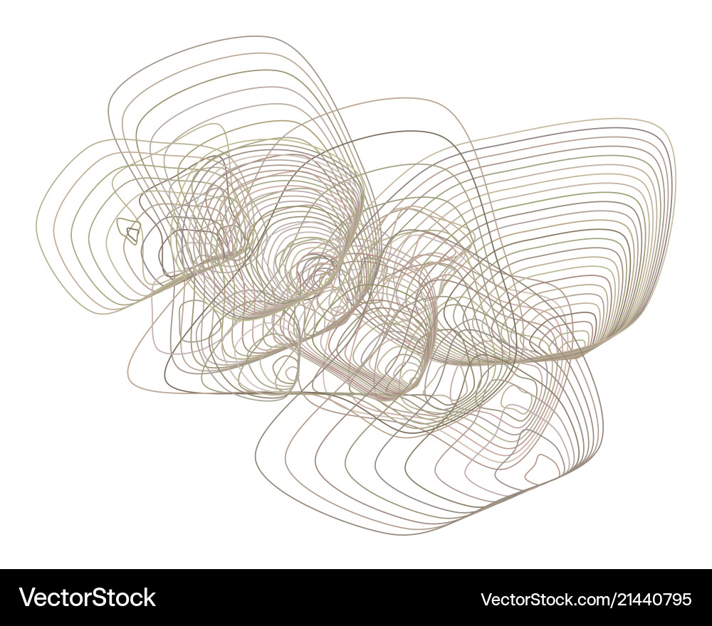 Abstract colored geometric path lines pattern Vector Image