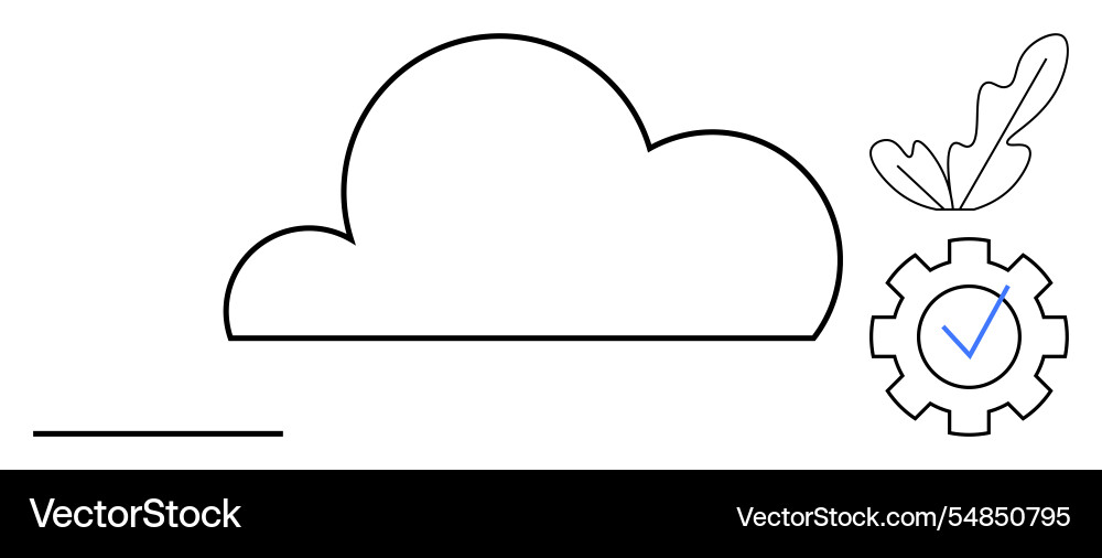 Cloud computing and system optimization Cloud computing and system optimization vector image