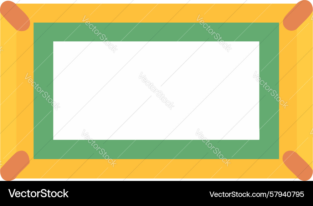 Golden Frame Border Element Vector Image