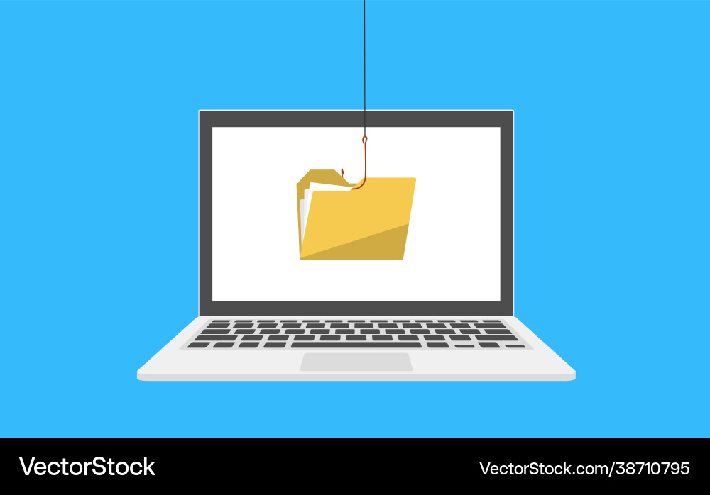 Hacker stealing sensitive data personal Hacker stealing sensitive data personal vector image