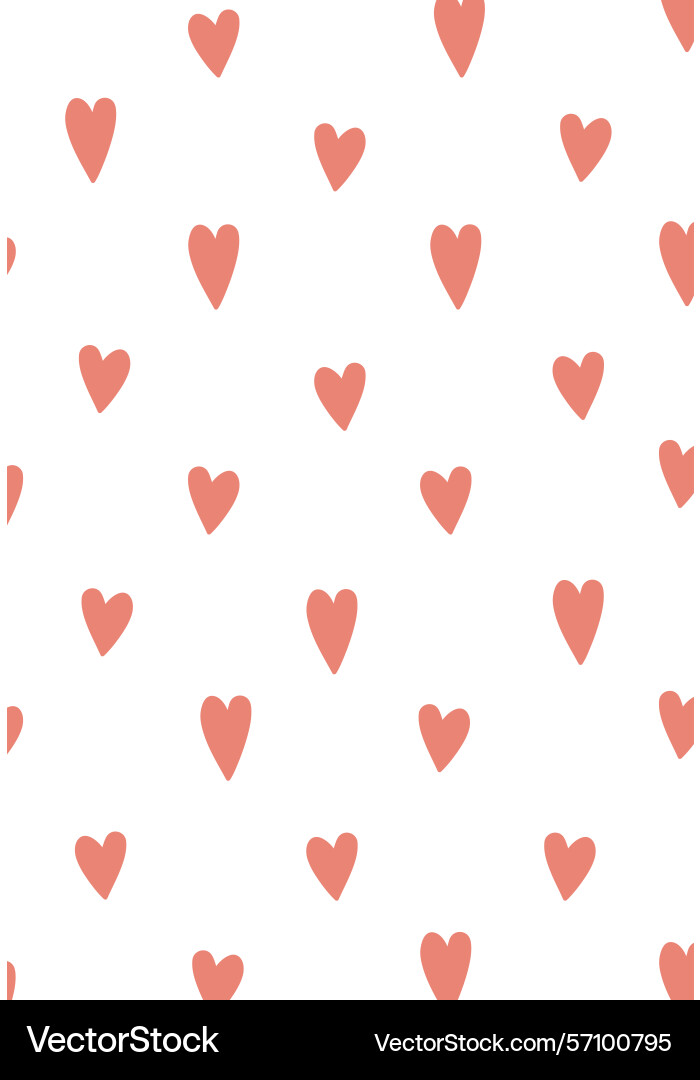 Heart pattern background Heart pattern background vector image