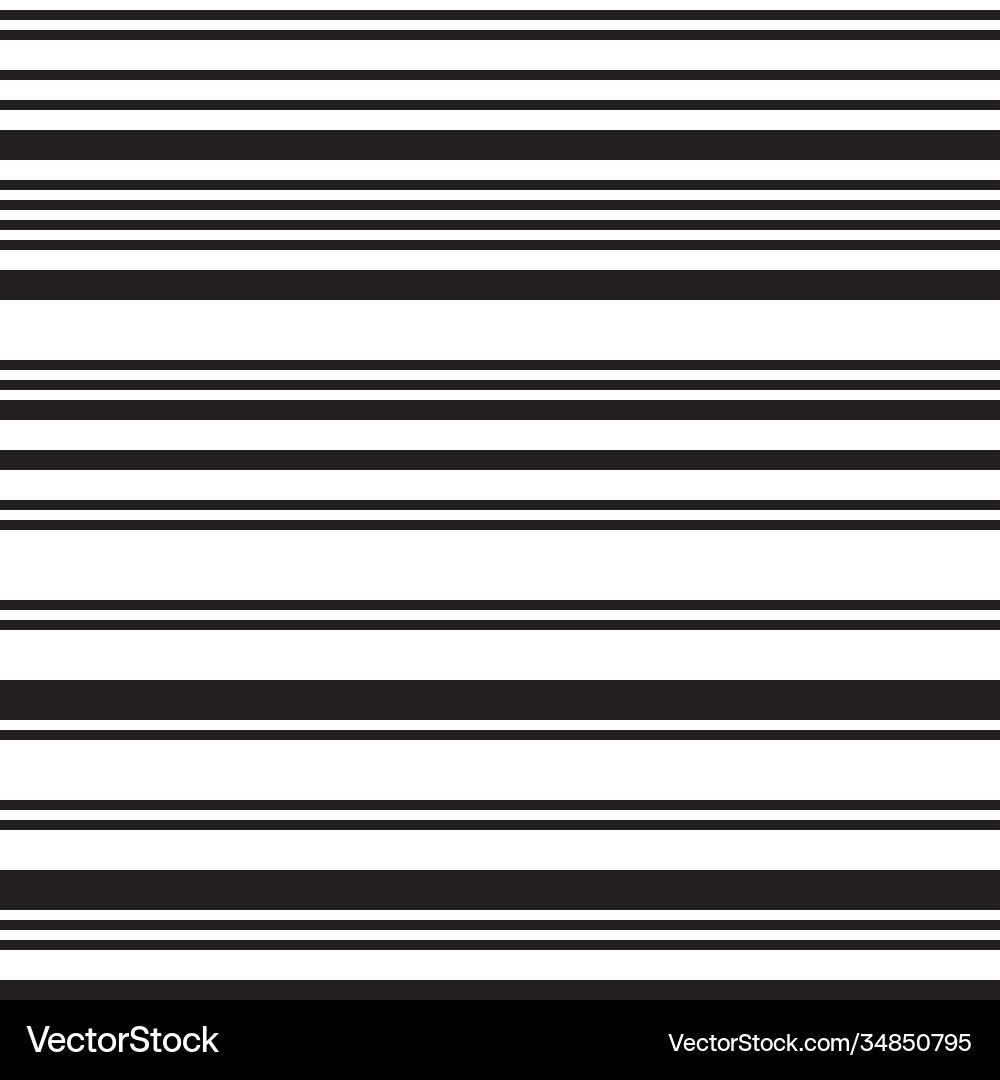 Seamless pattern with horizontal black lines Seamless pattern with horizontal black lines vector image