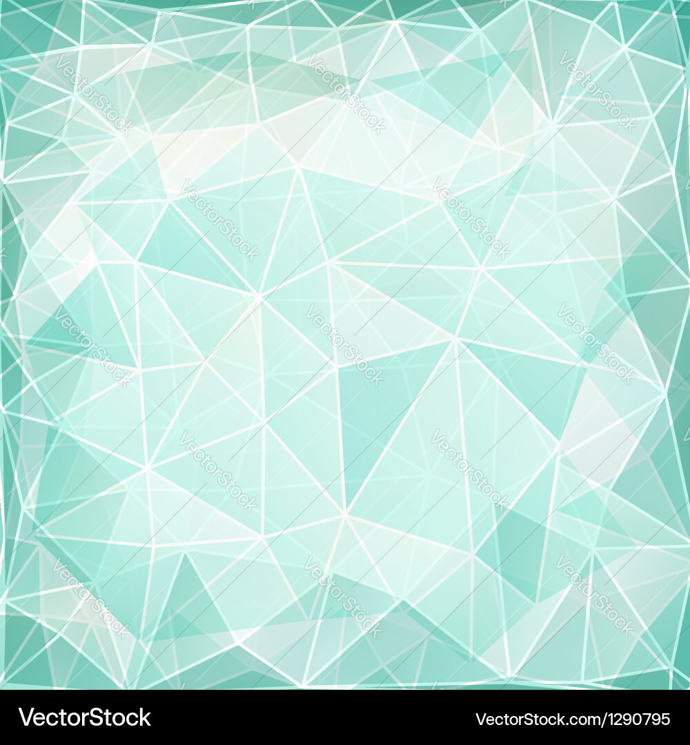 Triangular Polygon Background Vector Image
