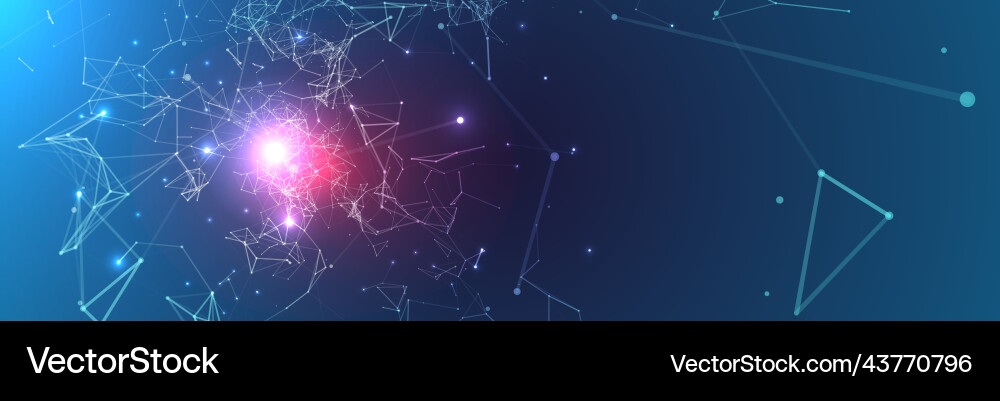 Abstract polygonal background with connecting Abstract polygonal background with connecting vector image