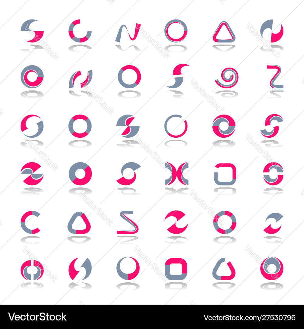 Design elements set Design elements set vector image