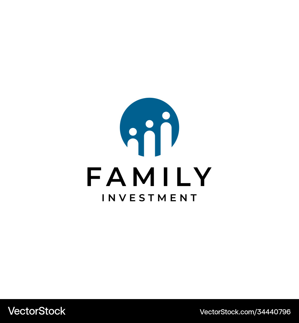 Family invest logo Family invest logo vektorbild