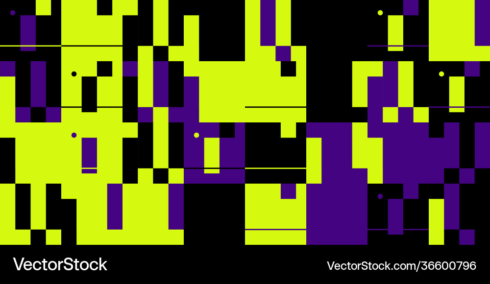 Geometric Pattern Block Art vector image