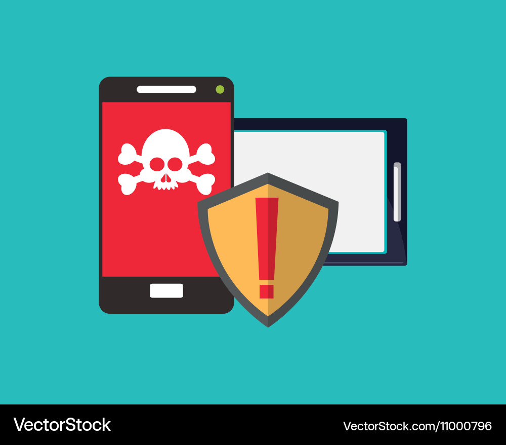 Internet security related icons image vector image