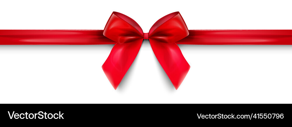 Rotes Band Tremplate für Geschenke Rotes Band Tremplate für Geschenke vektorbild