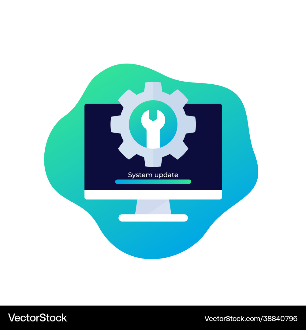 System Update Icon - Refresh vector image