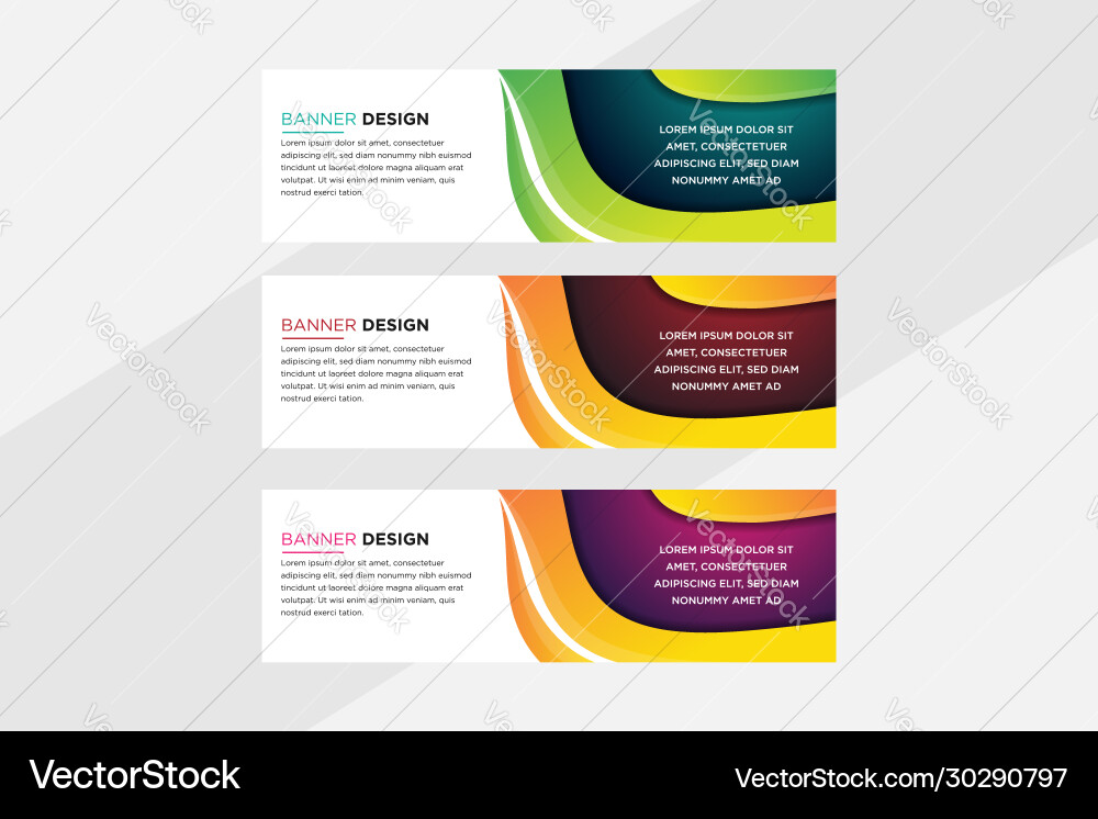 Abstract design banner web template background Abstract design banner web template background vector image