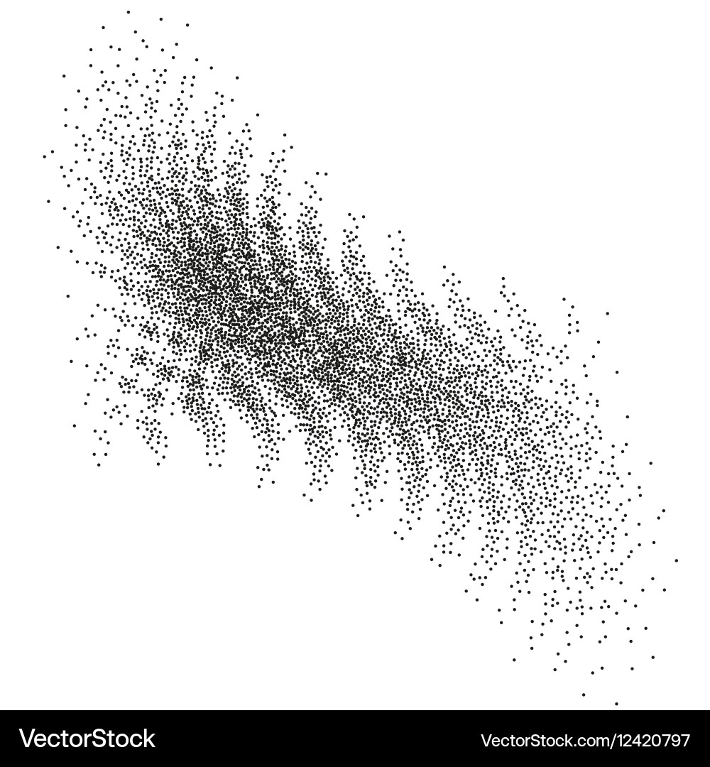 Abstract Halftone Circle Pattern vector image