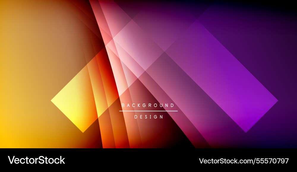Expressive poster with shadow lines features Vector Image