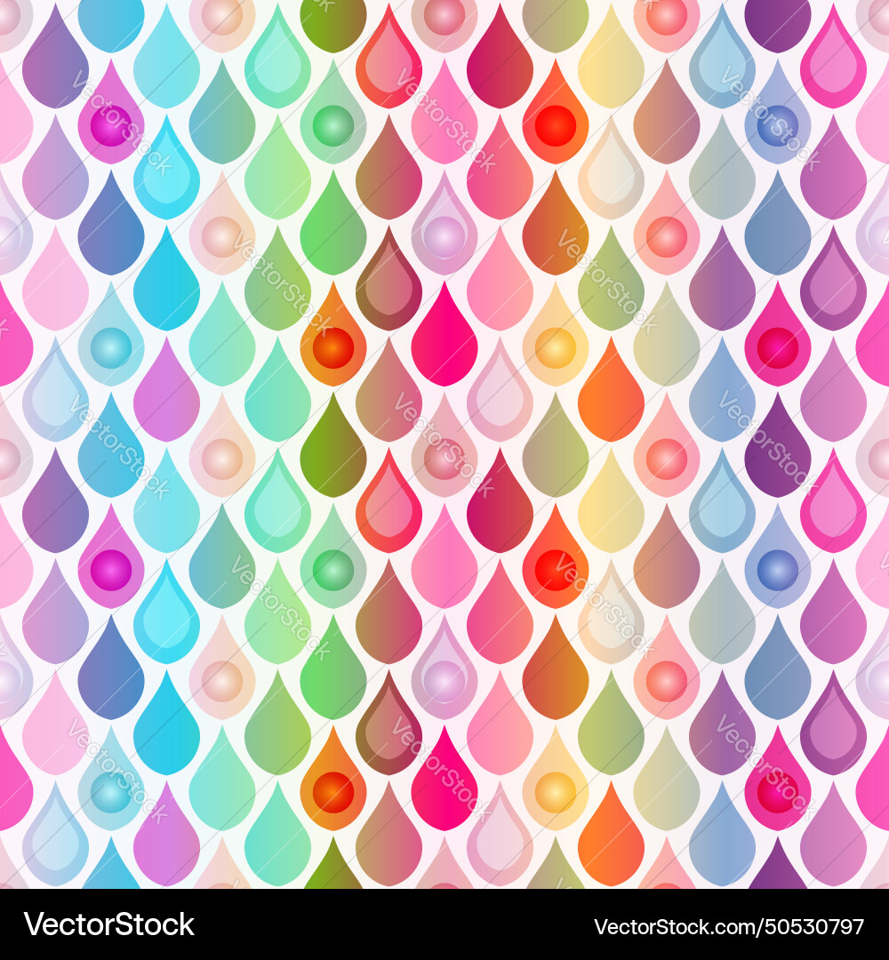 Gradient colorful seamless geometric pattern vector image