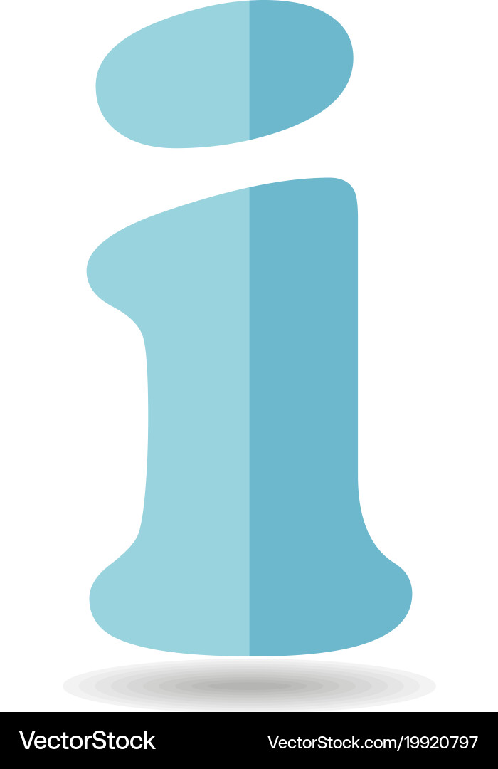 Information web icon help faq symbol vector image