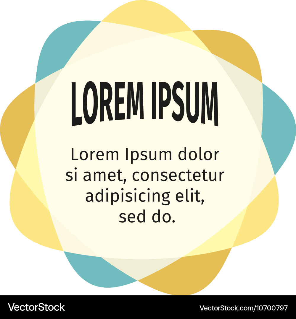 Retro design elements for the abstract colorful vector image