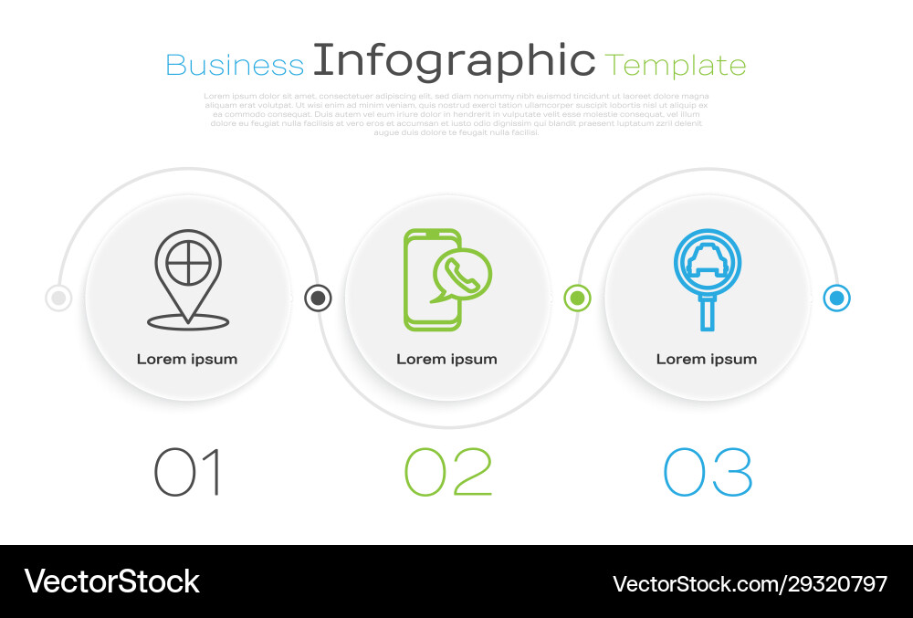 Set line map pointer with taxi call Set line map pointer with taxi call vector image
