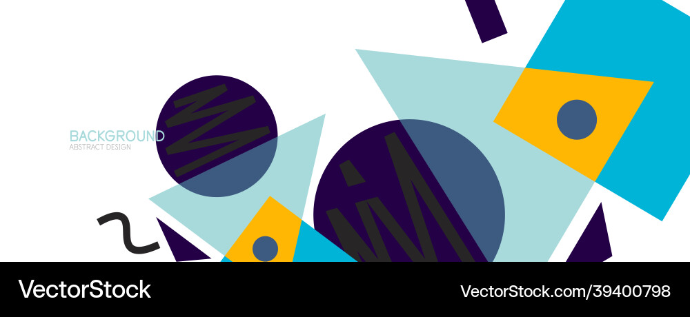 Abstract background blocks lines triangles Abstract background blocks lines triangles vector image