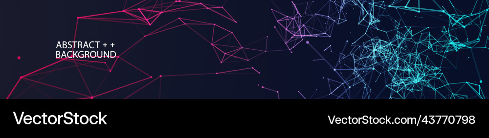 Abstract polygonal background with connecting Abstract polygonal background with connecting vector image