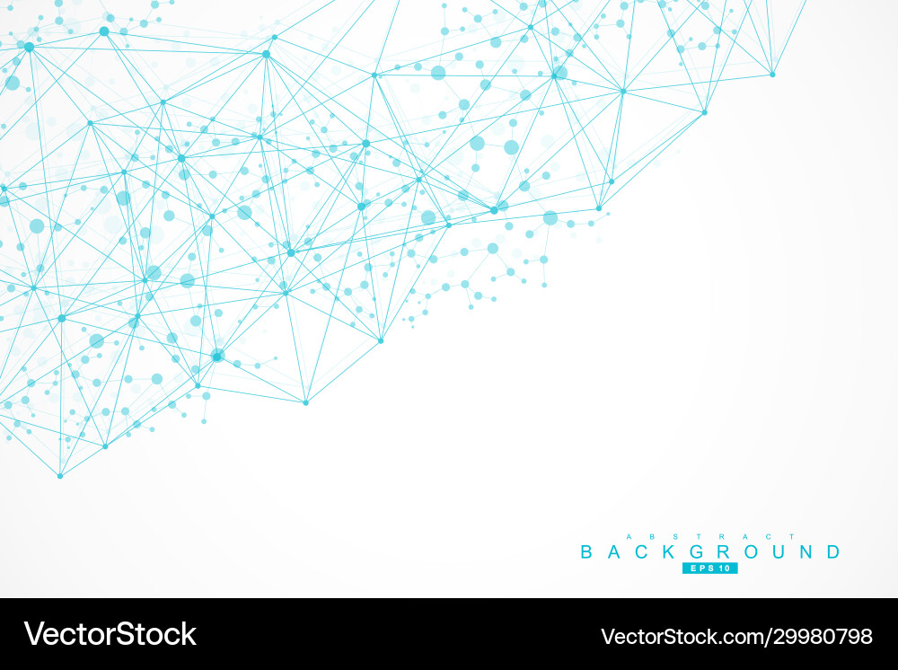 Big data visualization background modern Big data visualization background modern vector image