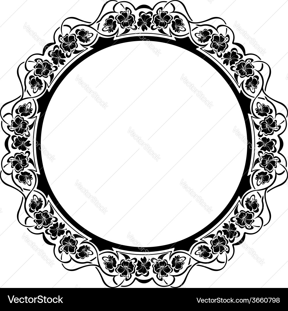 Black frame Royalty Free Vector Image - VectorStock