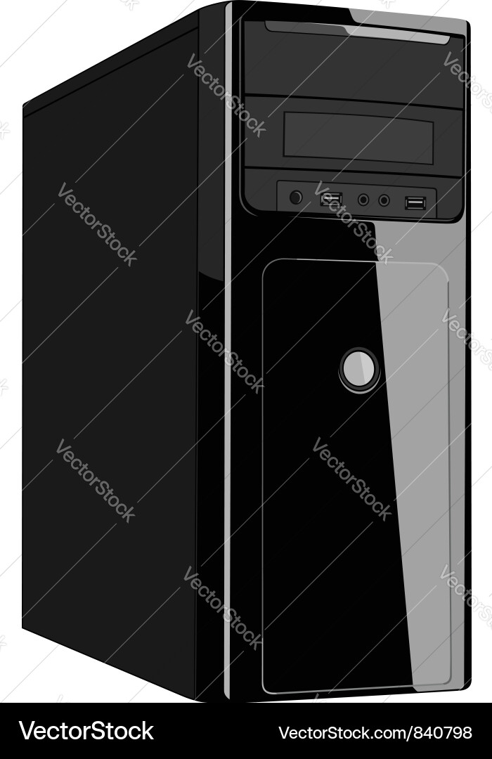 Computer case Vector Image