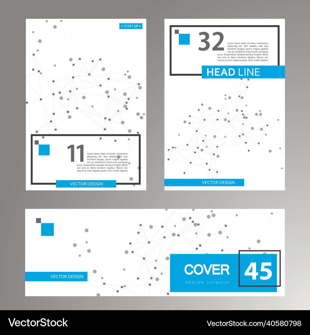 Modern abstract icon with connect lines design Vector Image