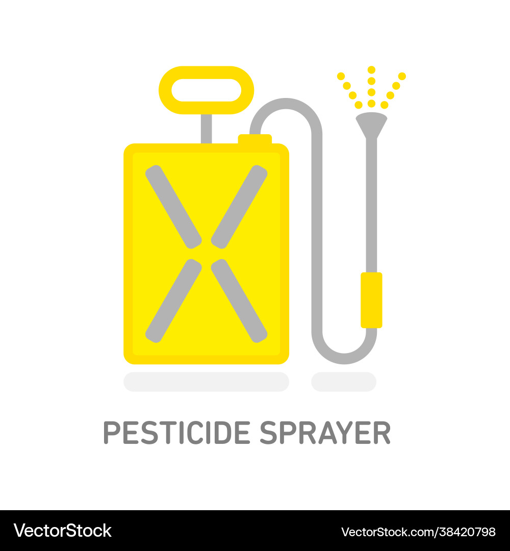 Pesticide free round badge icon design natural Vector Image