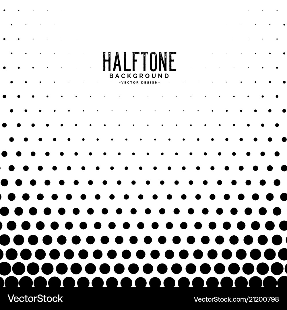 Stylish circle halftone pattern background vector image