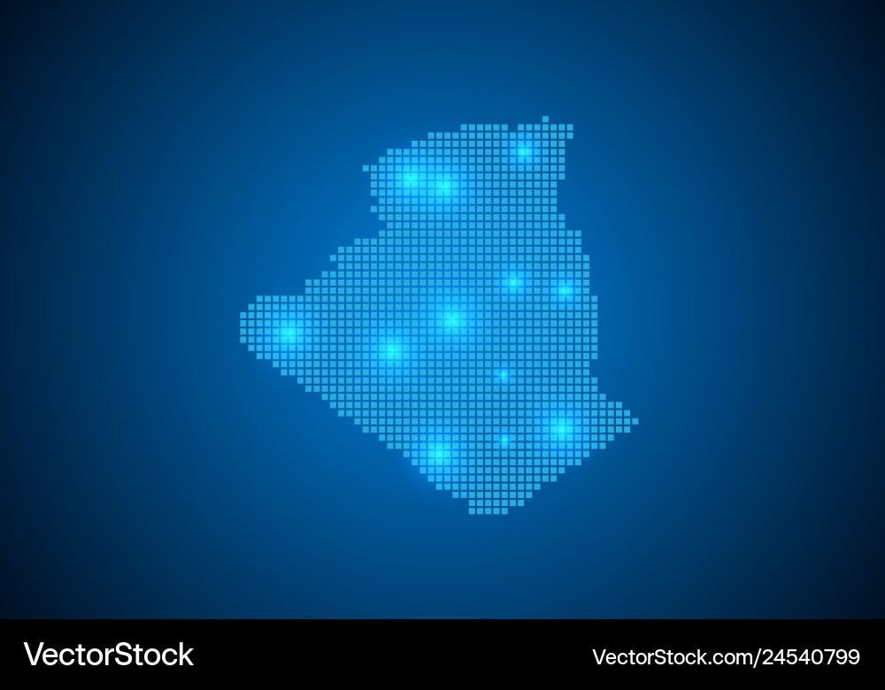 Abstract blue background with map internet line Abstract blue background with map internet line vector image