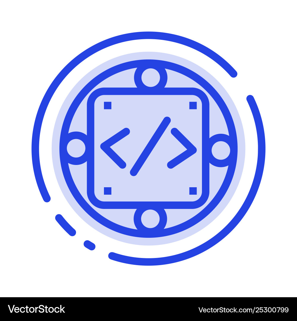 Code custom implementation management product Code custom implementation management product vector image