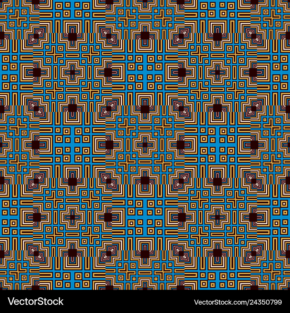Computer age circuit board like seamless pattern vector image