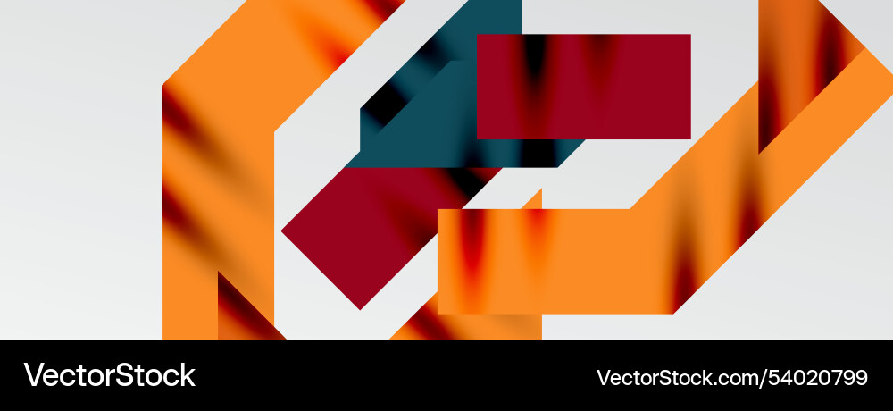 Dynamic lines and triangles Vector Image