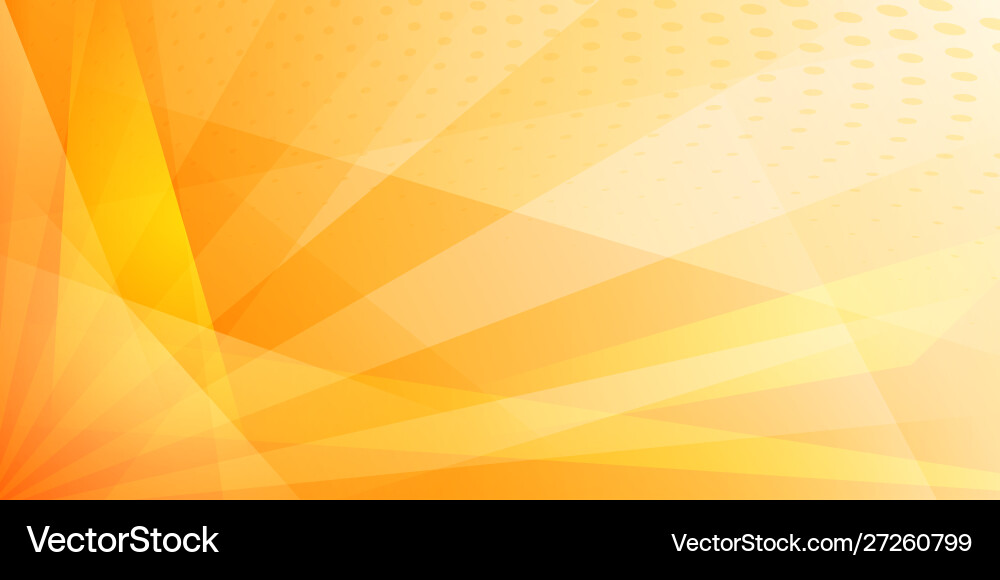 Geometric Yellow Background Vector Image