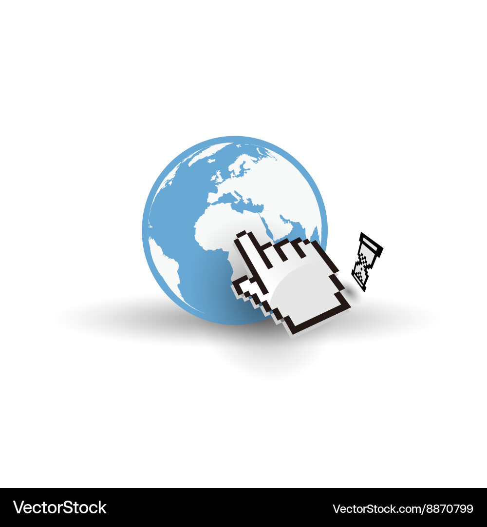 Internet access Vector Image