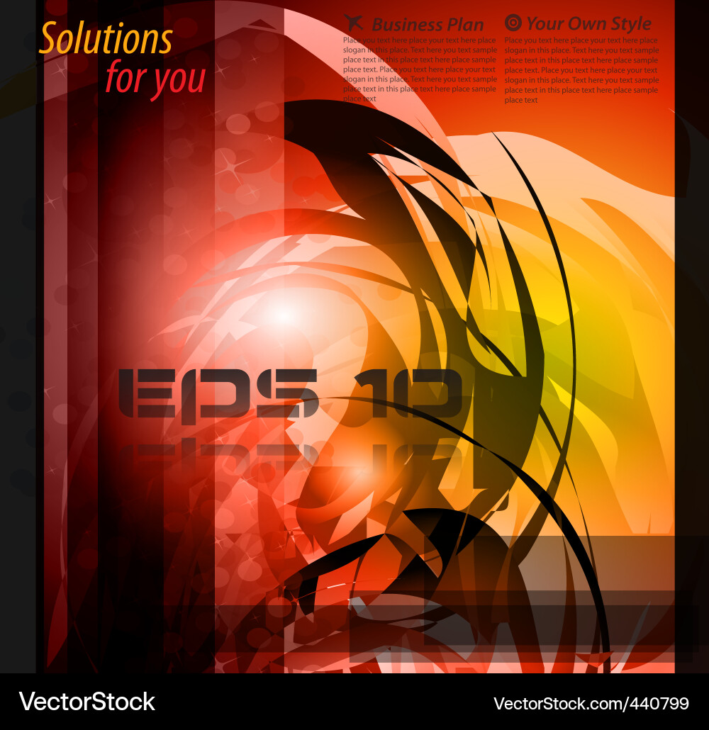 Modern Tech Business Background Vector Image