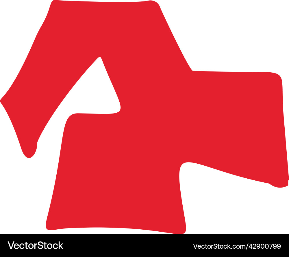 Polygonal angular geometric shape irregular Polygonal angular geometric shape irregular vector image