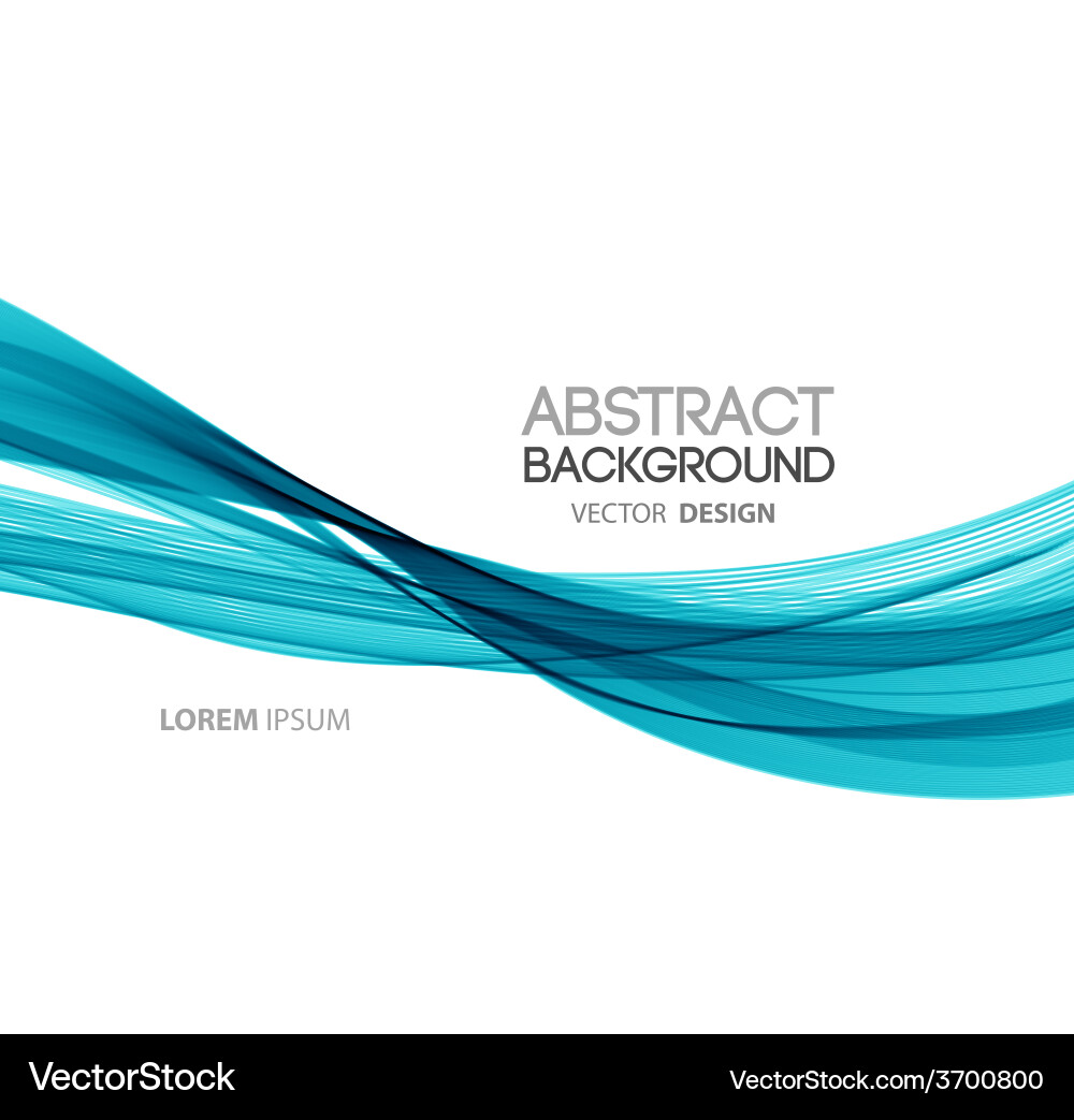 Abstract curved lines background template Vector Image