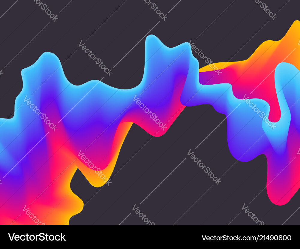 Abstract Fluid Gradient Background vector image