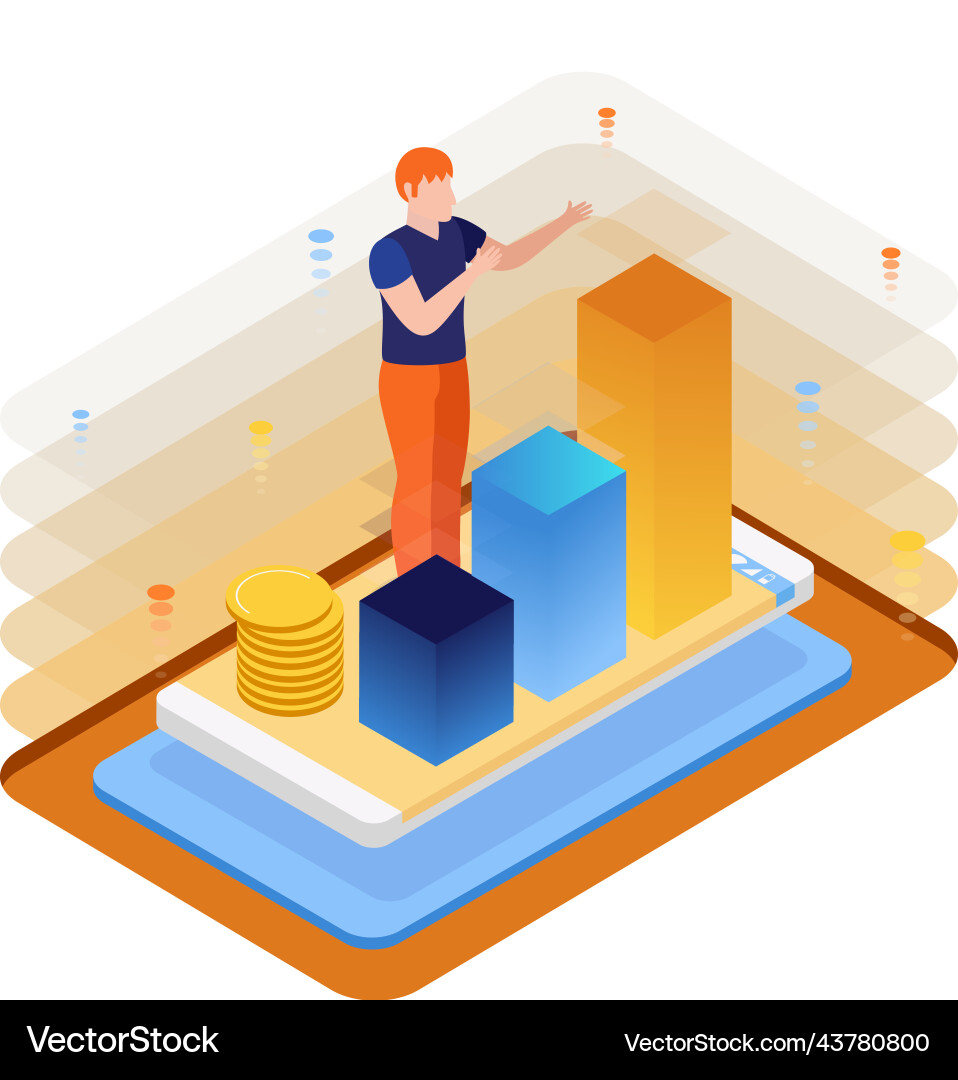 Data visualization icon Data visualization icon vector image