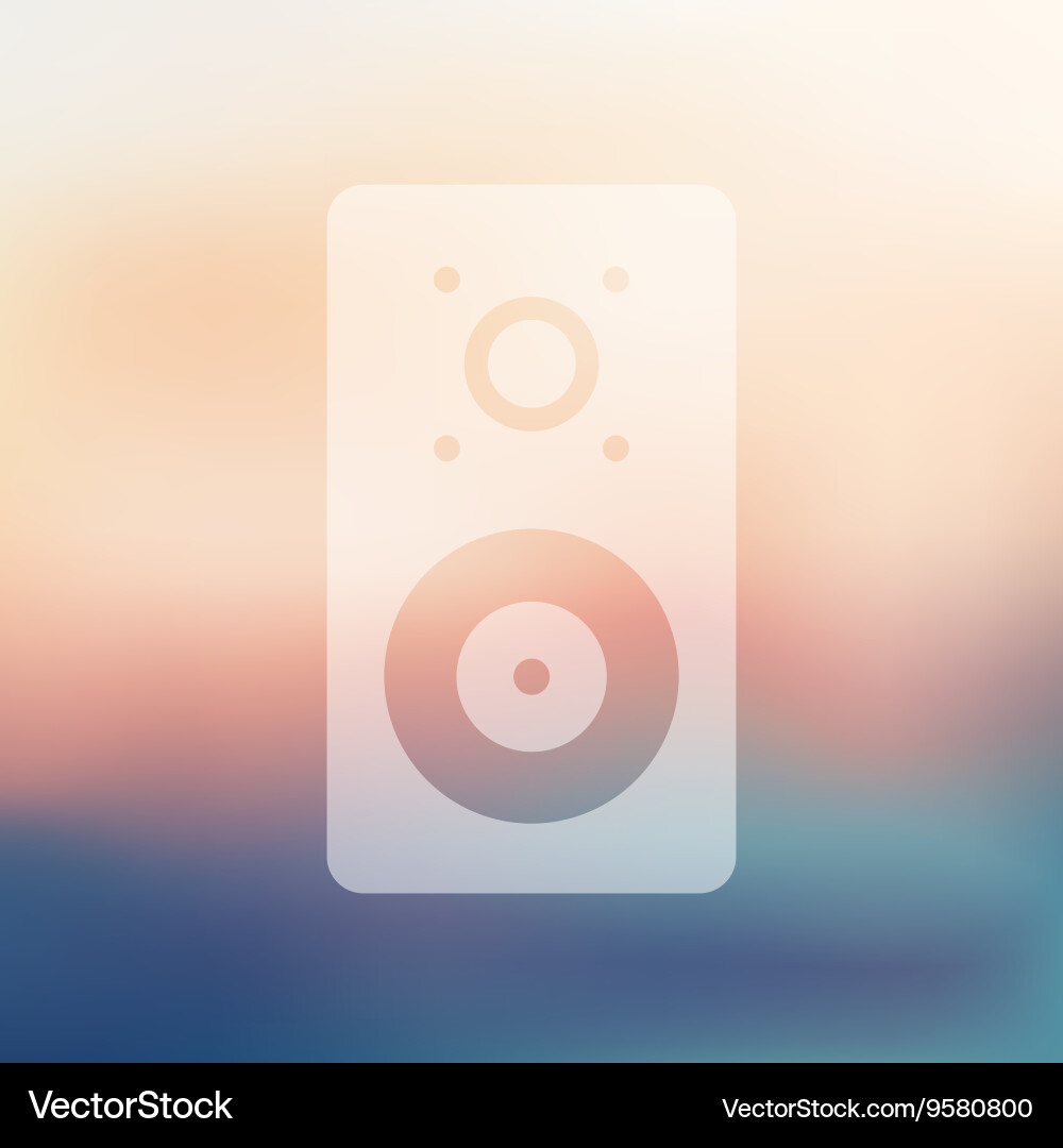Dynamic icon on blurred background Vector Image