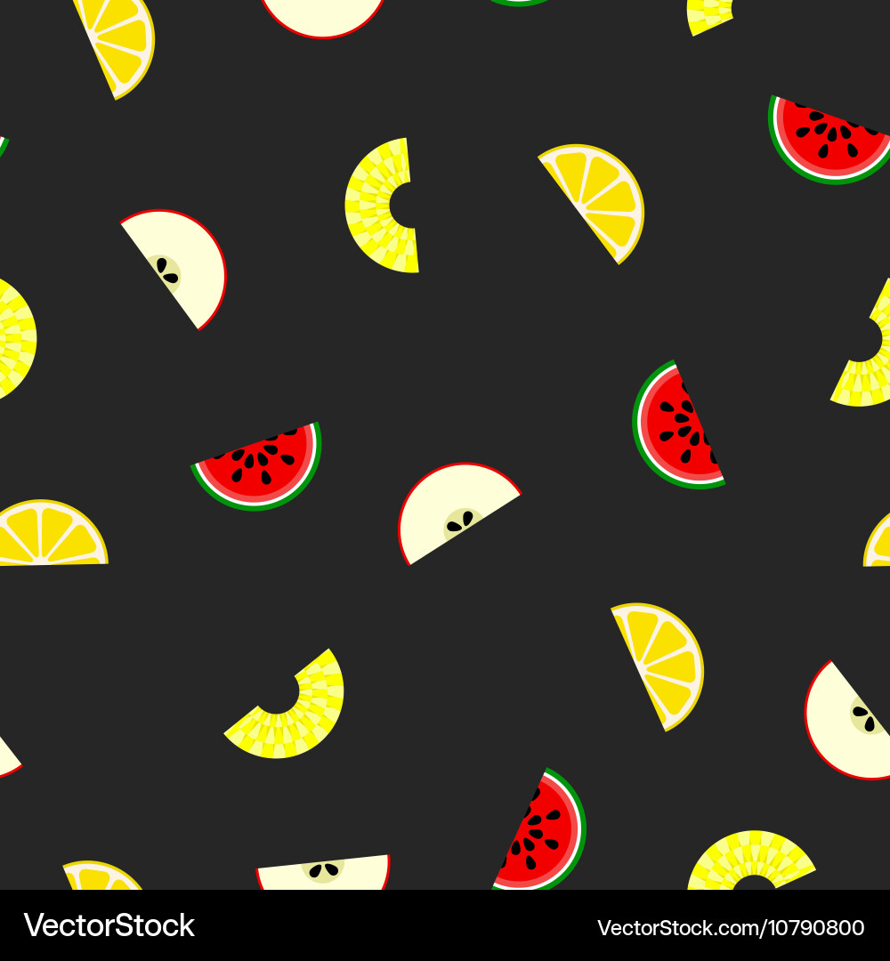 Fruit seamless pattern - background Royalty Free Vector