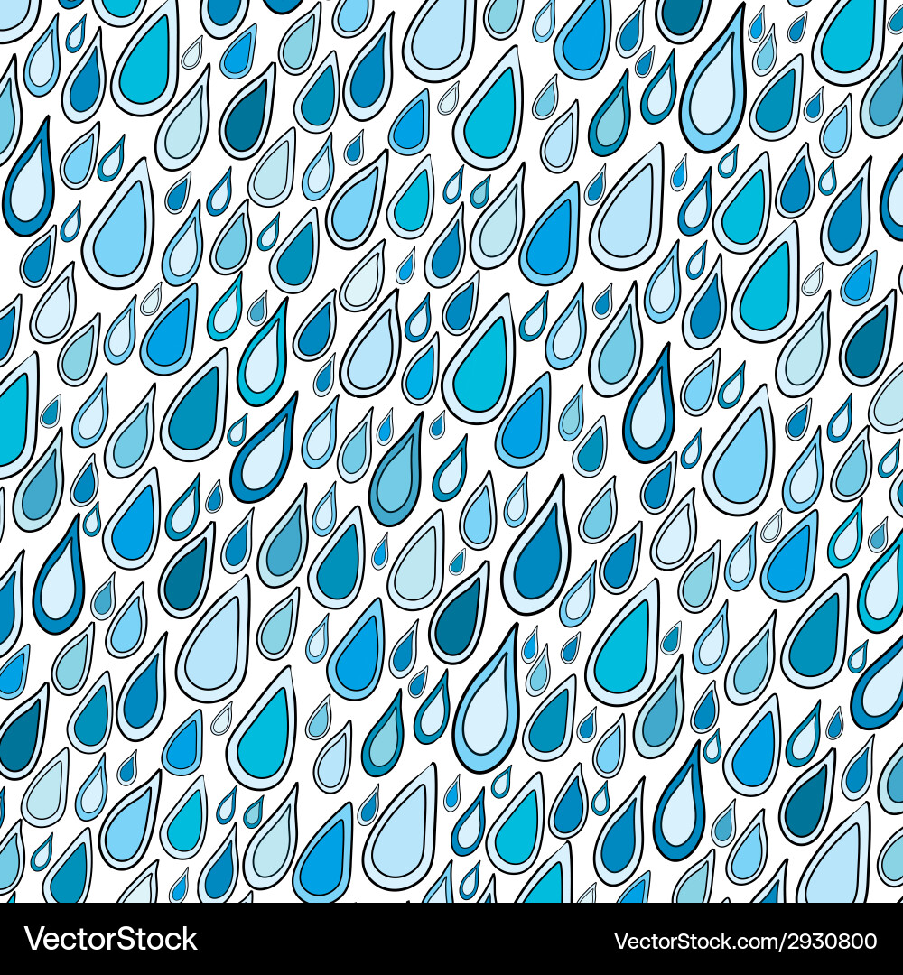 Raindrop Pattern Background vector image