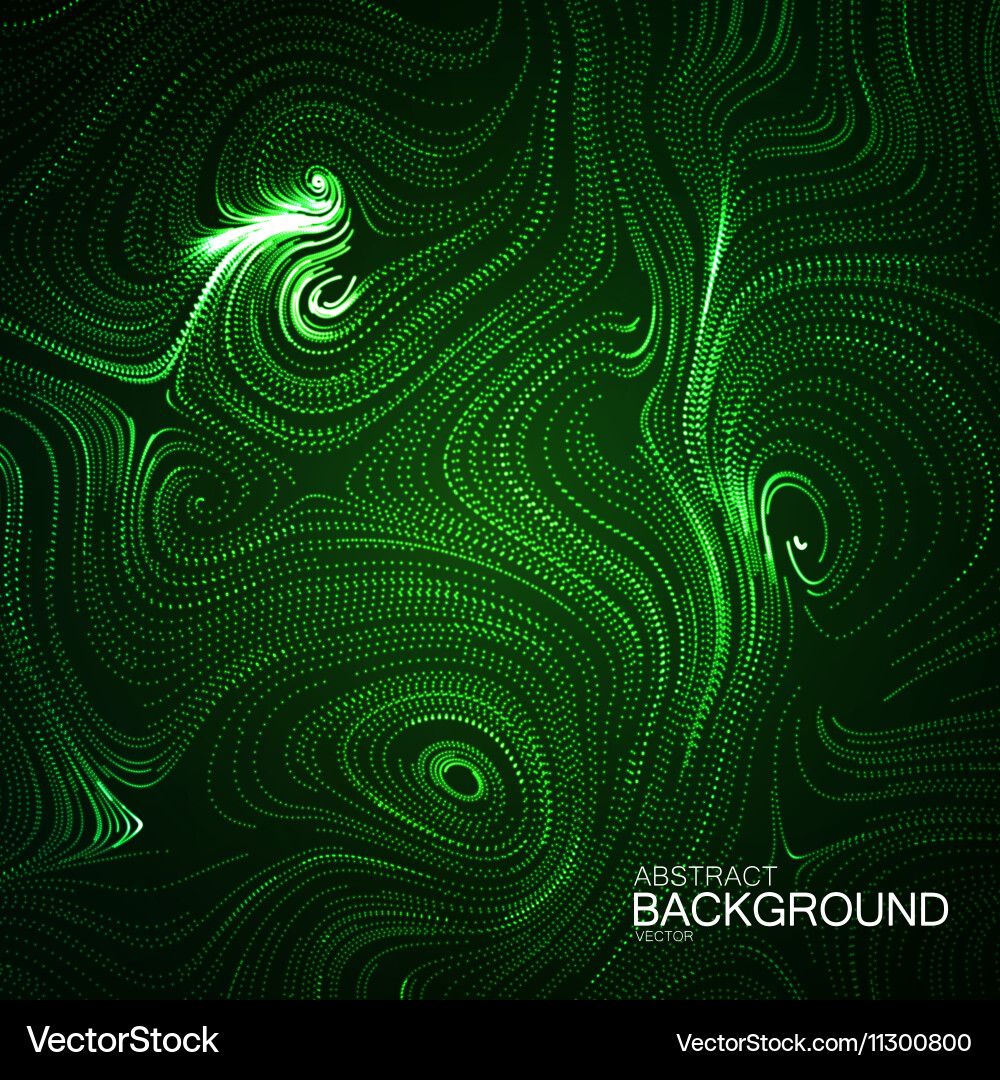 Swirled Abstract Curl Background Vector Image