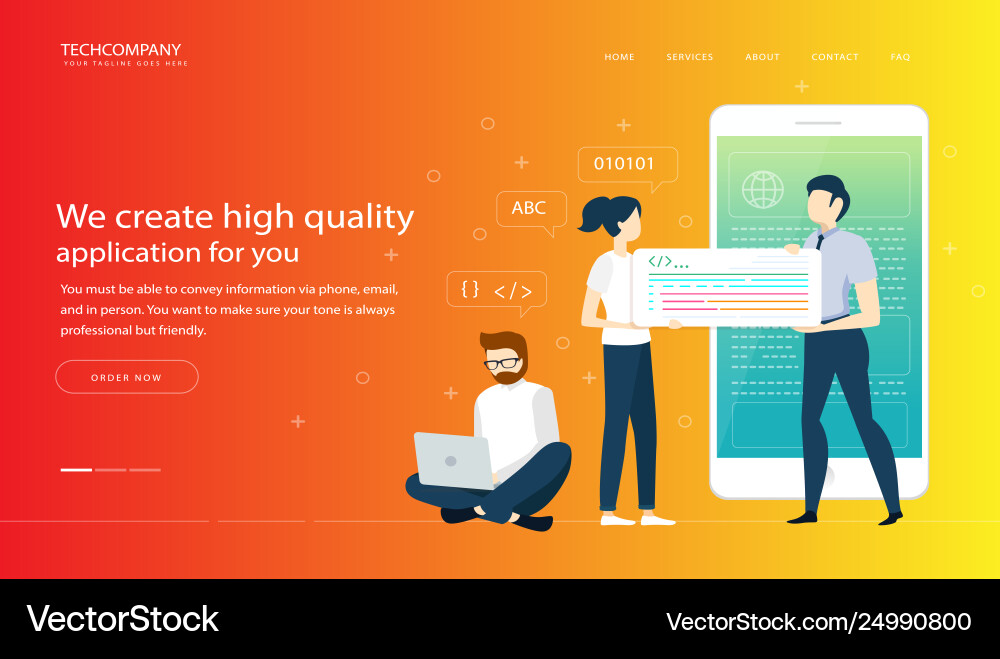 Web page design templates image Vector Image