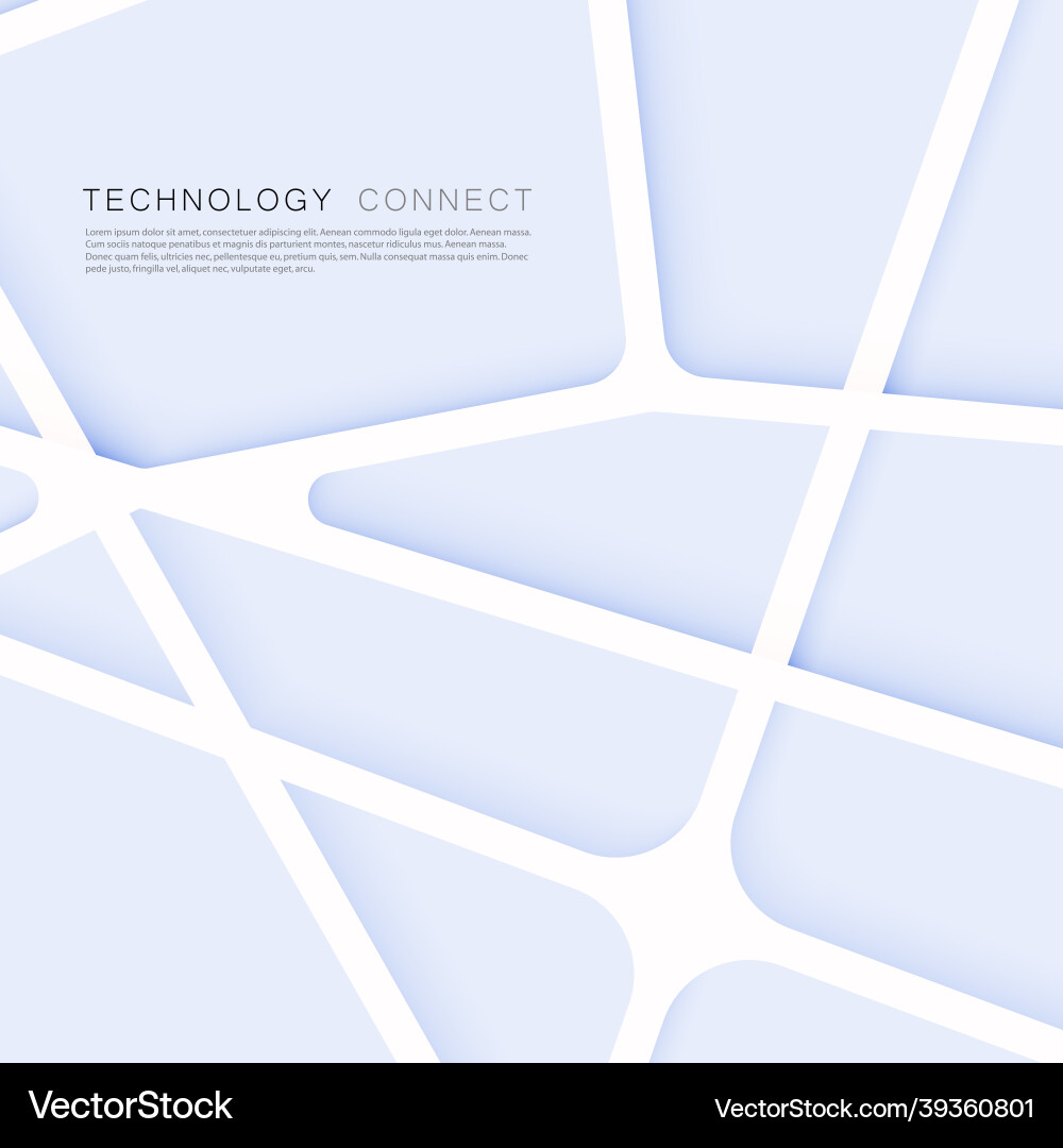 Abstract geometric composition with polygons lines vector image