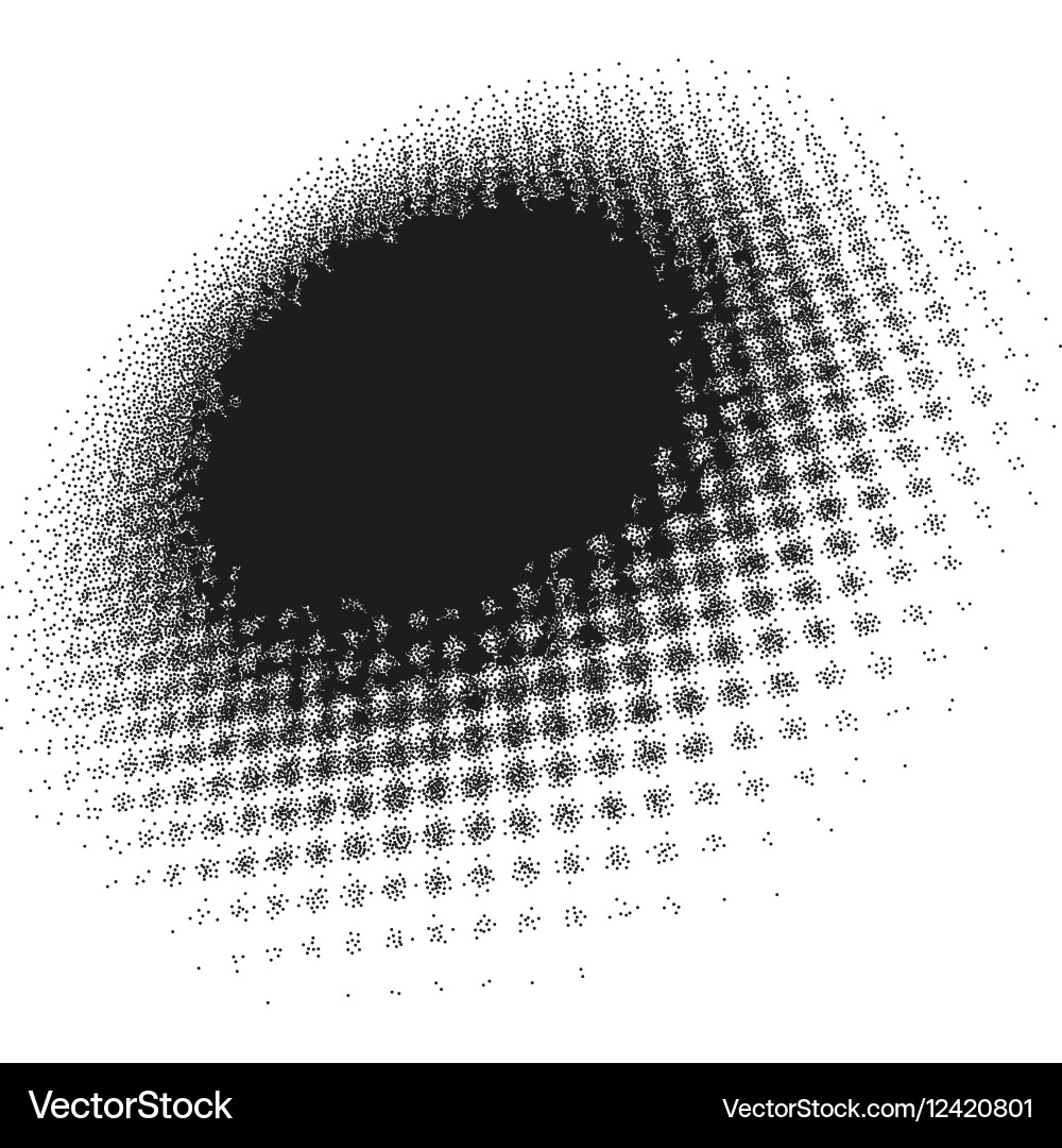 Abstract halftone template object eps 10 vector image