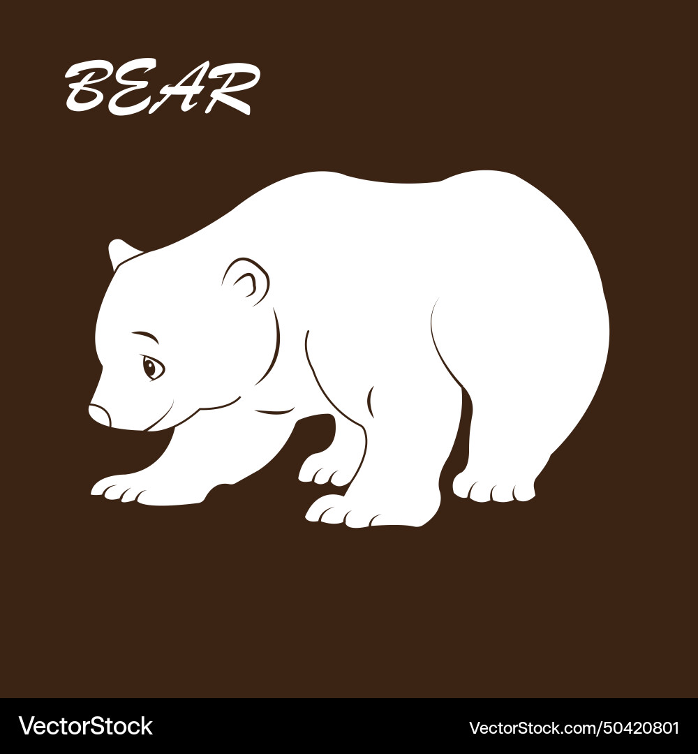 Bear icon Royalty Free Vector Image - VectorStock
