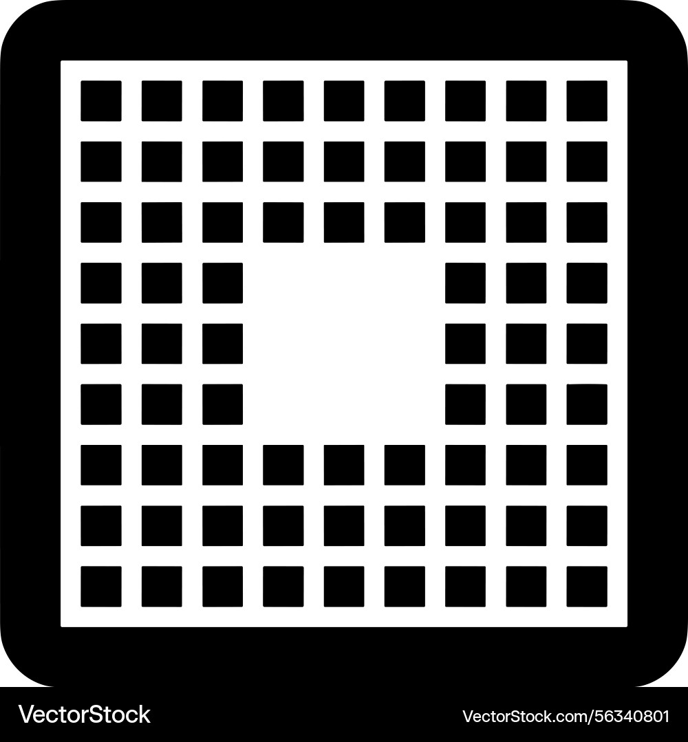 Computer icon symbol image Vector Image