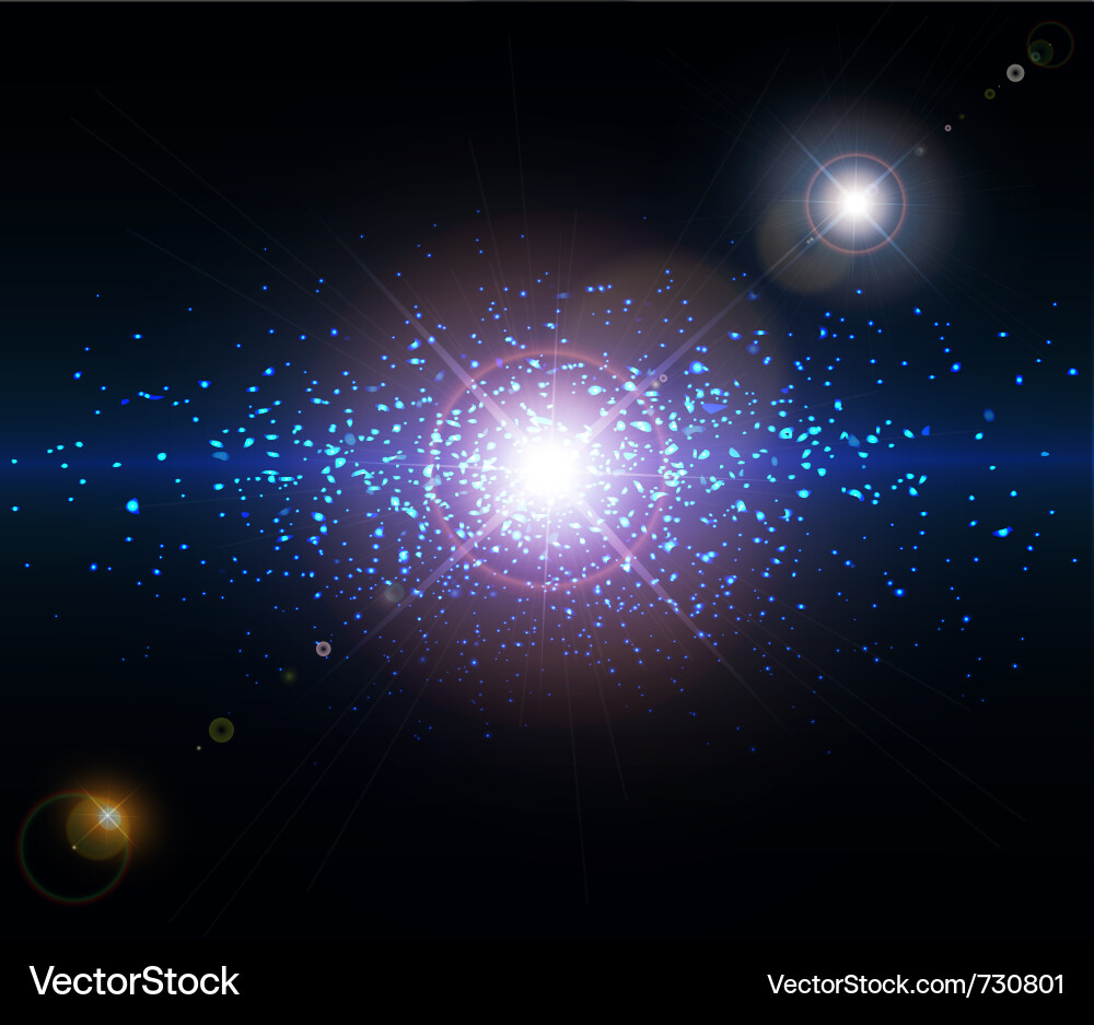 Cosmic Nebula Background vector image